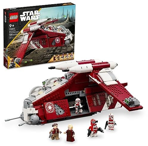 Lego Star Wars - The Clone Wars Coruscant Guard Gunship 75354 - Star Wars Spielzeug zum Zusammenbauen für 9 Jährige, Geschenkidee für Fans inklusive Kanzler Palpatine, Padme und 3 Clone Trooper