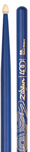Avedis Zildjian Company Z5AACBU-400 Paire de baguettes avec olives en gland pour 400e anniversaire Bleu