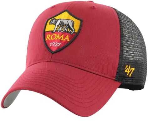 '47 Brand AS Roma Branson Cap ITFL-BRANS01CTP-TJA, Herren, Cap, Black/Black, One Size