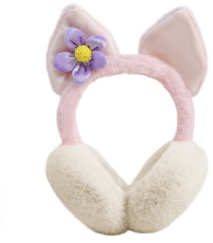 IPENNY Cache-Oreilles Enfants Chauffe Oreilles en Peluche Douce Couvre-Oreilles Réglables Protection Oreilles Contre Vent Cache-Oreilles Maintien Au Chaud pour Ski Cyclisme