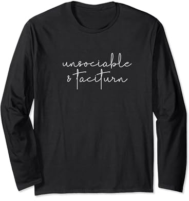 Unsoziale und stillschweigende Jane Austen Stolz & Vorurteil Meme Langarmshirt