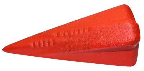 EliteKoopers 1Pcs Log Splitter Wood Stump Splitting Wedge Fire Timber Spike Bomb (Red)