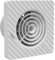 White Bathroom Extractor Fan with Timer & Humidistat 4”/100mm IP45 Rated - Wave Silent Bathroom Fan Extractor for Ventilation, Exhaust Fans for Bathrooms & Kitchen, Wall/Ceiling Mounted Axial Fans