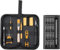 QUA'ANNYU [Verbesserte Version] Angelrollen-Wartungsset | Rollenreinigungsset | Angelrollen-Pflegeset | Angelrutenreparaturset | 24-in-1-Schraubendreher (Basis-Set + 24-in-1-Schraubendreher)