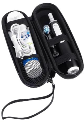 Snapkit - Porta Spazzolino Elettrico Per Oral B Da Viaggio - la Custodia Spazzolino Elettrico Per Oral B Leggera E Resistente All'acqua - Con 3 Porta Testine Oral B In Omaggio