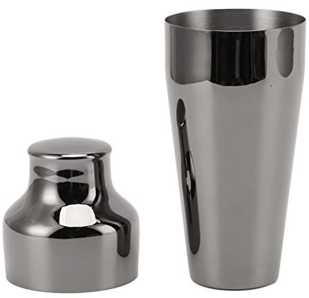 Shaker in Acciaio Inossidabile 304, Shaker Francese a Due Sezioni a Due Sezioni Barattoli di Metallo Agitanti con Peso Essenziale Per Barista