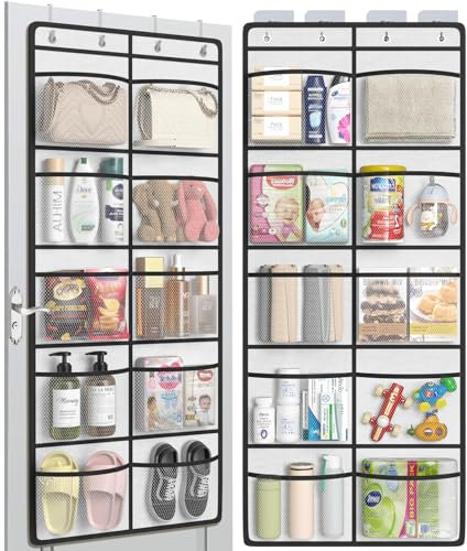 GBLAVM Hängeregal, Hängeorganizer mit 10 Netztaschen, Hängeaufbewahrung Schrank Kuscheltier Aufbewahrung Hängend Organizer für Tür Organizer, Schlafzimmer, Kinderzimmer Badezimmer