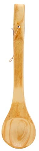 Louche de Sauna en Bois, Louche de Sauna de Grande capacité, Louche de Sauna Portable à Long Manche, Cuillère pour thé, Vin, Eau