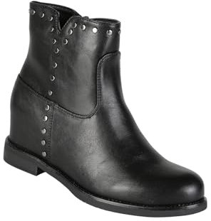 Solada Stivaletti Donna con Borchie e Zeppa Interna - Taglia 39