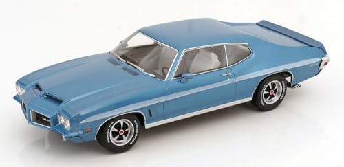 KK-Scale KKDC181353 - Pontiac Lemans GTO Light Blue Metallic 1972 - maßstab 1/18 - Modellauto