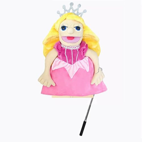 LOMTRATS Theater Hand Puppets for kids,Includes Teacher, policeman, farmer, pirate, detective, etc. with Movable Open Mouths,Perfect for Storytelling,Teaching,Festival Gifts,1 PCS with Joystick