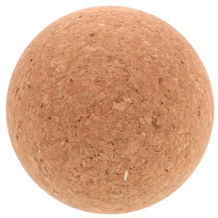 OUNONA Kork Massageball Faszienball Hochdicht Leicht Für Nacken Rücken Yoga Selbstmassage Mehrzweck Naturmaterial