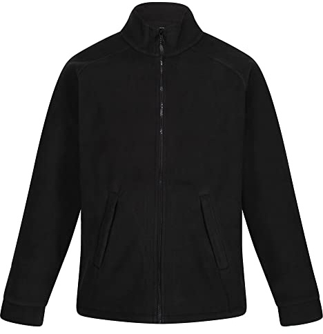 Regatta Sigma Fleece Jacket - Adjustable Hem, Black, L, Symmetry Fleece