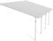 Canopia by Palram Terrassenüberdachung Alu Feria 4X6.06 Polycarbonat Hohlkammerplatten Pergola 606 x 385 cm Weiss zur Überdachung ihrer Terrasse