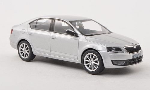 Abrex Skoda Octavia III, Silber, 2013, Modellauto, Fertigmodell, 1:43