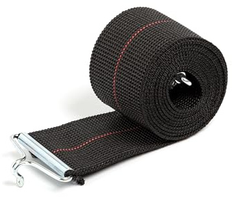DOLCI SOGNI Cinghia Elastica per Rinforzo Seduta Divano, Colore Nero, Cinghia Elastica Divani Antiaffossamento, Lunghezza 20 Metri, Larghezza 5 cm - 100% Made in Italy