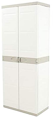 Plastiken (HLKRQ) Titanium Armarios, Beige, 70x44x176 cm