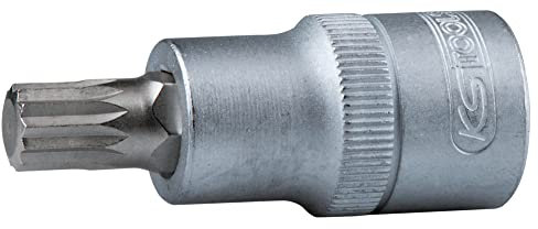 KS Tools 922.1675 - Douille tournevis XZN® 1/2'', L.55 mm - M12 - Gamme ULTIMATE® - En Chrome Vanadium - Finition chromée satinée