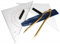 Navigationsbesteck 10 x Navigationsset Messingzirkel gebogen
