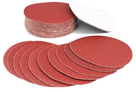 KFZR Set di 60 dischi abrasivi auto-adesivi in grana 40/60/80/100/120/150/180/240/320/400/600/800, diametro 125 mm
