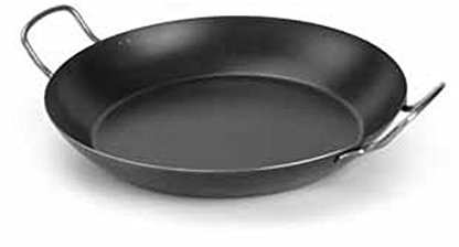 FASA Tegame Lionese in Ferro con Manici in Ferro Ideale per fritture rosolatura (34cm)