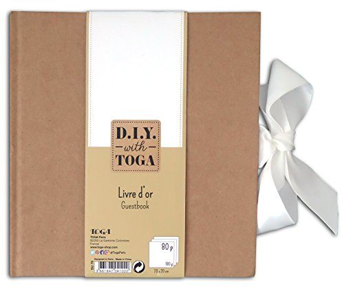 Draeger by Toga - Livre d’Or - Papier Kraft - 20 x 20 cm