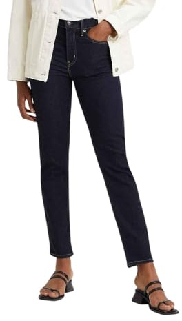 Levi's Femme Jeans 724 High Rise Straight, Blue Wave Rinse, 31W / 30L