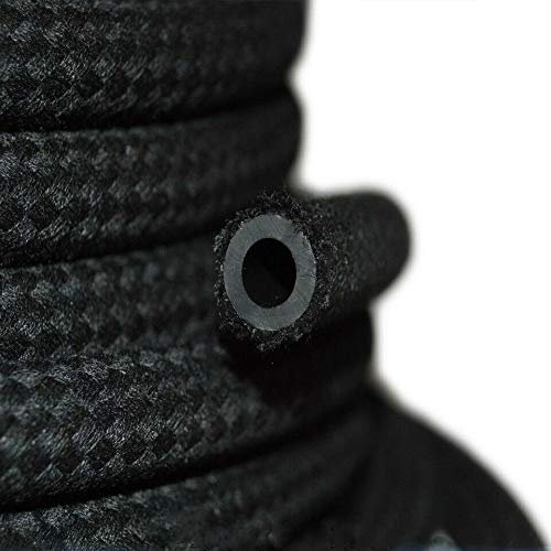 Tuyau de carburant 6 mm - 5 m - Avec tressage textile - Pour eau, essence, gaz, huile