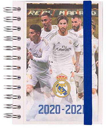Erik Planer - Schulplaner Real Madrid - KalenderTagesansicht 2020/2021 für Schüler - Terminplaner