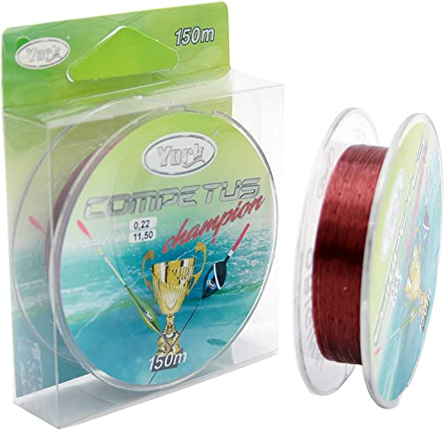 Angelschnur York Competus Champion Monofile Schnur 150m 0,14-0,25mm (0,20mm / 9,5kg)