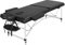 Yaheetech Table de Massage Pliante 2 Section 70 x 213 cm Lit de Massage Professionnelle Portable Aluminium Housse de Transport pour Thérapie Salon Massage