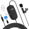 SYNCO Mikrofon-Krawatten-Reiter-Tieftöner, Lav-S6M2 Lapel Mikrofon Smartphone Omnidirektional Kondensator Mic Audio 3.5mm Clip-on für Kamera Android DSLR Telefon PC Videokameras