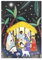 Adventskalender-Karte mit Aufschrift The Kativity Away in A Krippe
