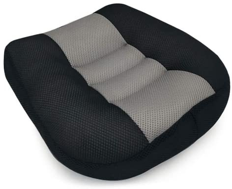 sitzerhöhung Auto, orthopädische sitzkissen, sitzerhöhung senioren, sitzkissen Stuhl, vielseitiges sitzkissen für Esstisch Stühle/Bürostuhl/Rollstuhl/Gartenstühle/Sofa (grau)
