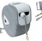 Izrielar 30 + 2 m, avvolgitubo automatico, avvolgitubo automatico a 180°, serratura a qualsiasi lunghezza, avvolgitore per tubo dell'aria compressa per montaggio a parete, (ZA4992-M-1z)