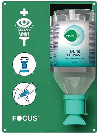 Estación De Lavado De Emergencia Focus Con Soporte - Completa