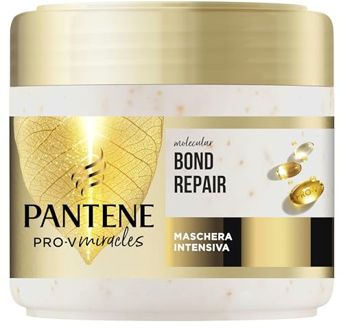 Pantene Molecular Bond Repair Haarmaske mit Biotin 300 ml Formel Pro-V Konzentrat für extrem trockenes und geschädigtes Haar