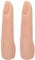 2PCS Silicone Fingers for Nail Practice, Flexible Bendable Nail Finger Practice Model Nail Art Practice Training Display Fake Finger for Nail Art Jewelry Ring Display (Skin Color)