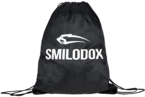SMILODOX Turnbeutel Classic Unisex - Rucksack Damen, Sporttasche, Rucksack Herren, Stoffbeutel - Ideal für Fitness, Gym & Reisen - Strapazierfähiger Sportbeutel mit Kordelzug, Klassisches Design