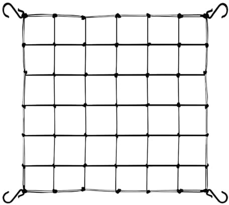 LuLiyLdJ Pflanzennetz Grow Netz Garten Netz Pflanzen Netz, Ranknetz für Kletterpflanzen Gurken, Gurkennetz für Gewächshaus 90x90 cm, 1 Stück
