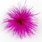 Broche à plumes rose rouge pour fête, robe de mariage, décoration de robe d'autruche pour femme et fille