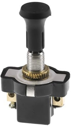 JNNJ Push Pull Scheinwerferschalter, KFZ Scheinwerfer Push Pull Lichtschalter Drücken Kippschalter, Dreifaches Licht Scheinwerferschalter, 12V Auto Scheinwerfer Ziehen Schalter Automobilzubehör(13mm)