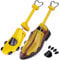 Vankarr Tendicascarpe 1 paio, regolabile, unisex, per uomo e donna, estensore per scarpe, largo, per scarpe troppo strette, scarpe nuove, sneakers, scarpe in pelle, giallo, taglia unica,EU40-47