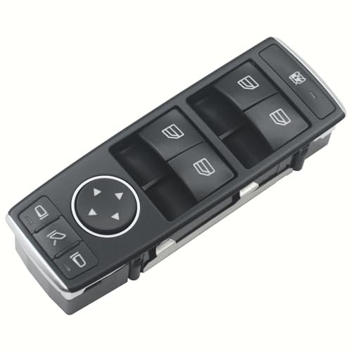 Kalunfex Interruptor de control de ventana eléctrica, Botonera Elevalunas, Pulsadores para W176 W246 W166 X166 X156 C117 botón interruptor de control de ventana A1669054400