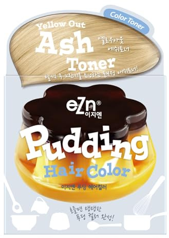 eZn Pudding Hair Color (Ash Toner) – Korean Dye for Sensitive Scalps