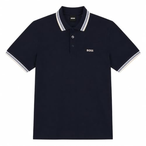 Boss Paddy 10241663 01 Polo Homme, Bleu Moyen 426, L