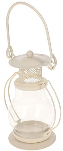 MAGICLULU Lámpara de Aceite Retro Portátil de Vidrio Lámpara de Queroseno de Hierro para Decoración Interior para Mesas y