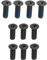 ZAHARA Tornillo de placa base para portátil HP HOTEL 17-CN 17-CP 470 G8 G9 G10 tornillos para portátil (10 unidades)