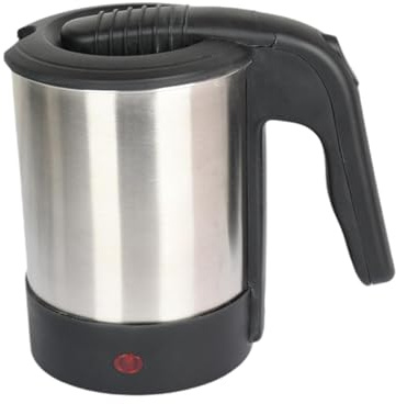 Elektrischer Reisewasserkocher, beheizter Auto-Kaffeetasse, 1000 ml Kapazität, tragbare Edelstahl-Heizung für LKW, Autoreisen, Reisen, 12 V, 150 W