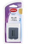 Hähnel HL-L20 Replacement Battery for Sanyo DB-L20 3.7 V 620 mA for Sanyo Xacti Models